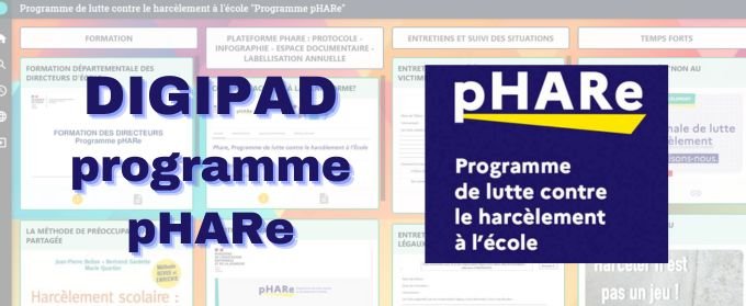 Programme pHARe : digipad ressources
